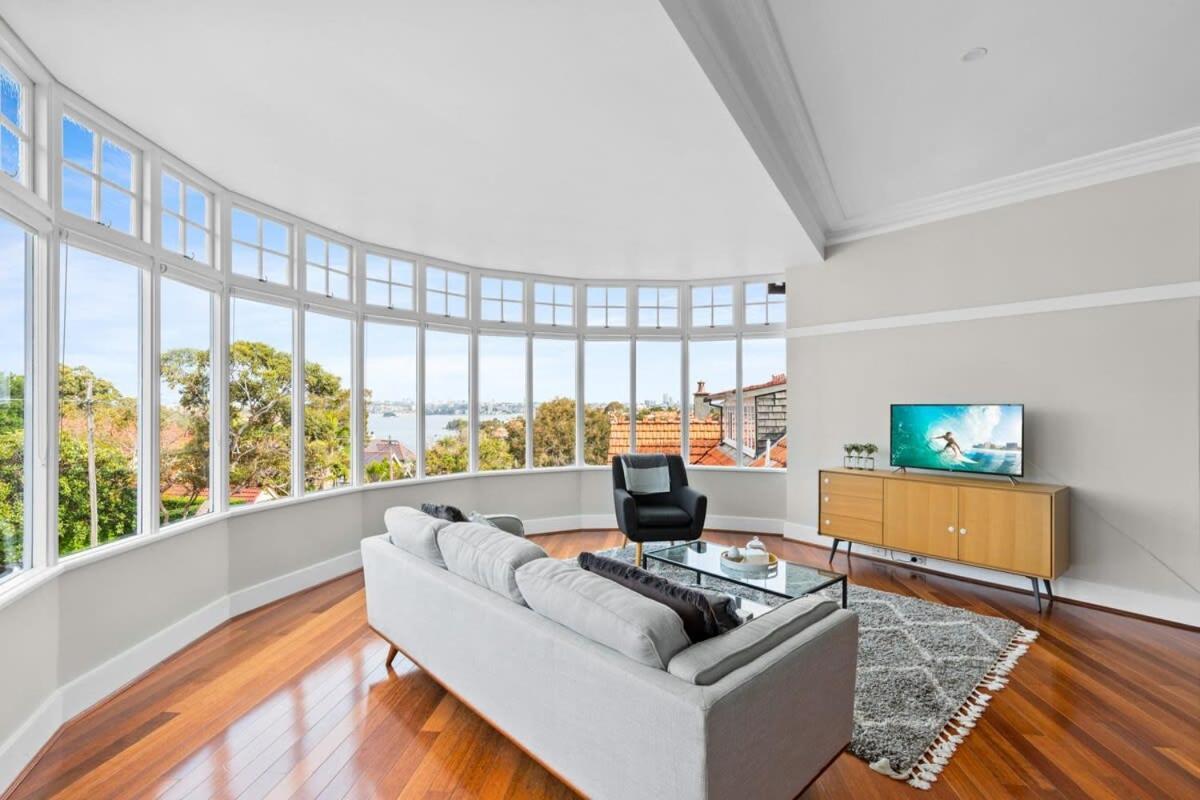 Huge Harbour View Apartment In Historic Home Sidney Dış mekan fotoğraf